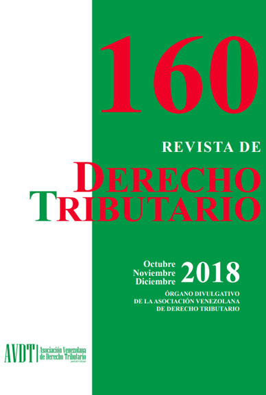 Revista de Derecho Tributario Nº 160 – 2018