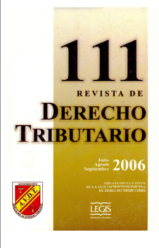 Revista de Derecho Tributario Nº 111 – 2006