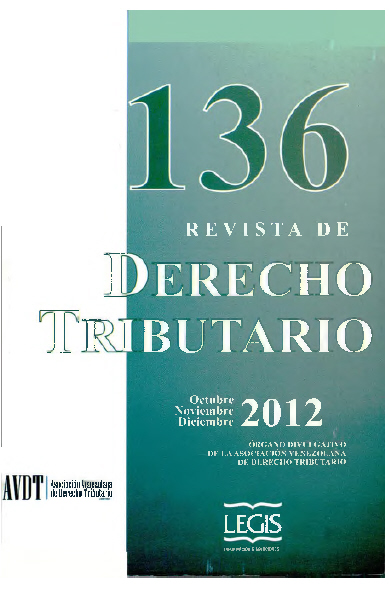 Revista de Derecho Tributario Nº 136 – 2012