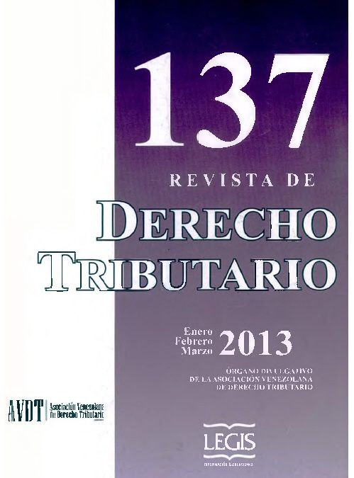 Revista de Derecho Tributario Nº 137 – 2013