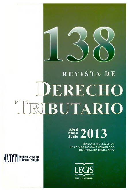 Revista de Derecho Tributario Nº 138 – 2013
