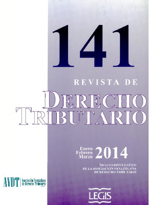 Revista de Derecho Tributario Nº 141 – 2014