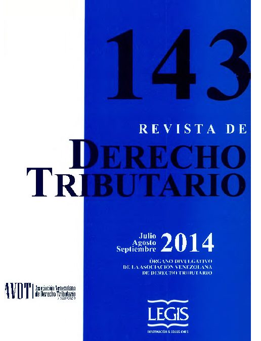 Revista de Derecho Tributario Nº 143 – 2014