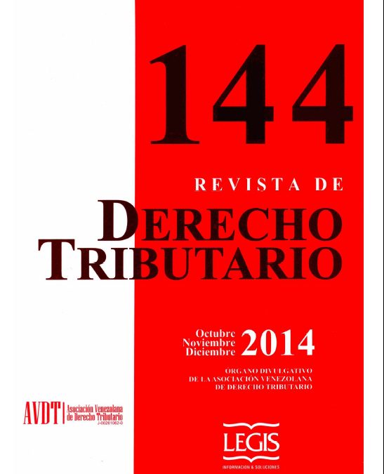 Revista de Derecho Tributario Nº 144 – 2014