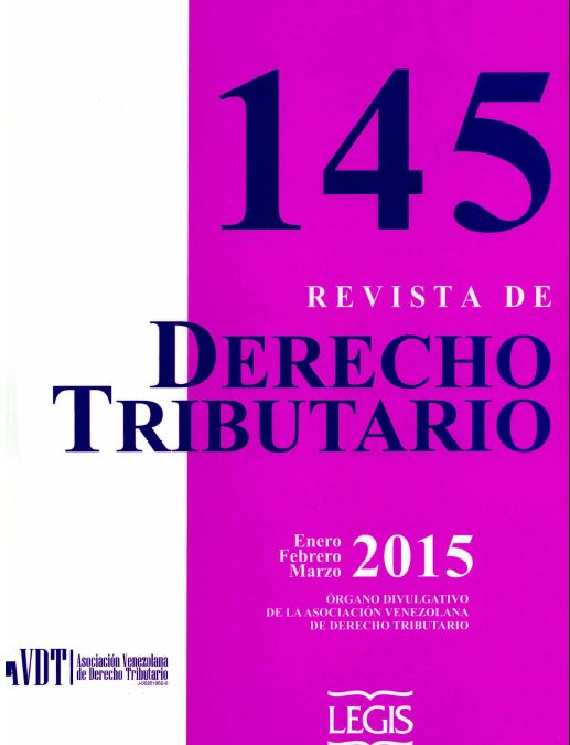 Revista de Derecho Tributario Nº 145 – 2015