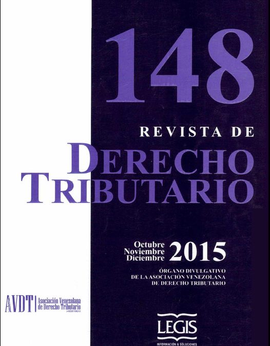 Revista de Derecho Tributario Nº 148 – 2015