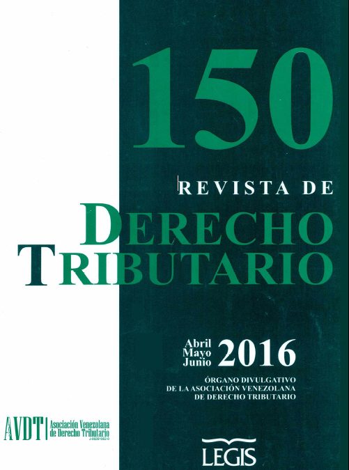Revista de Derecho Tributario Nº 150 – 2016
