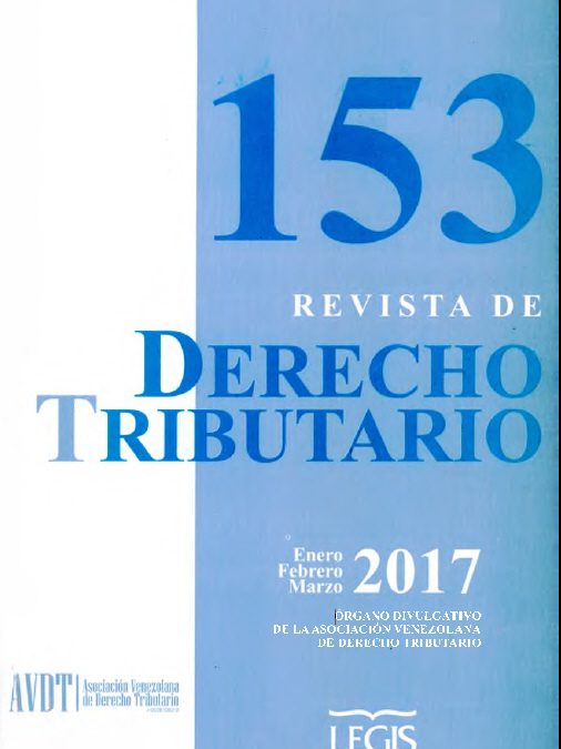 Revista de Derecho Tributario Nº 153 – 2017