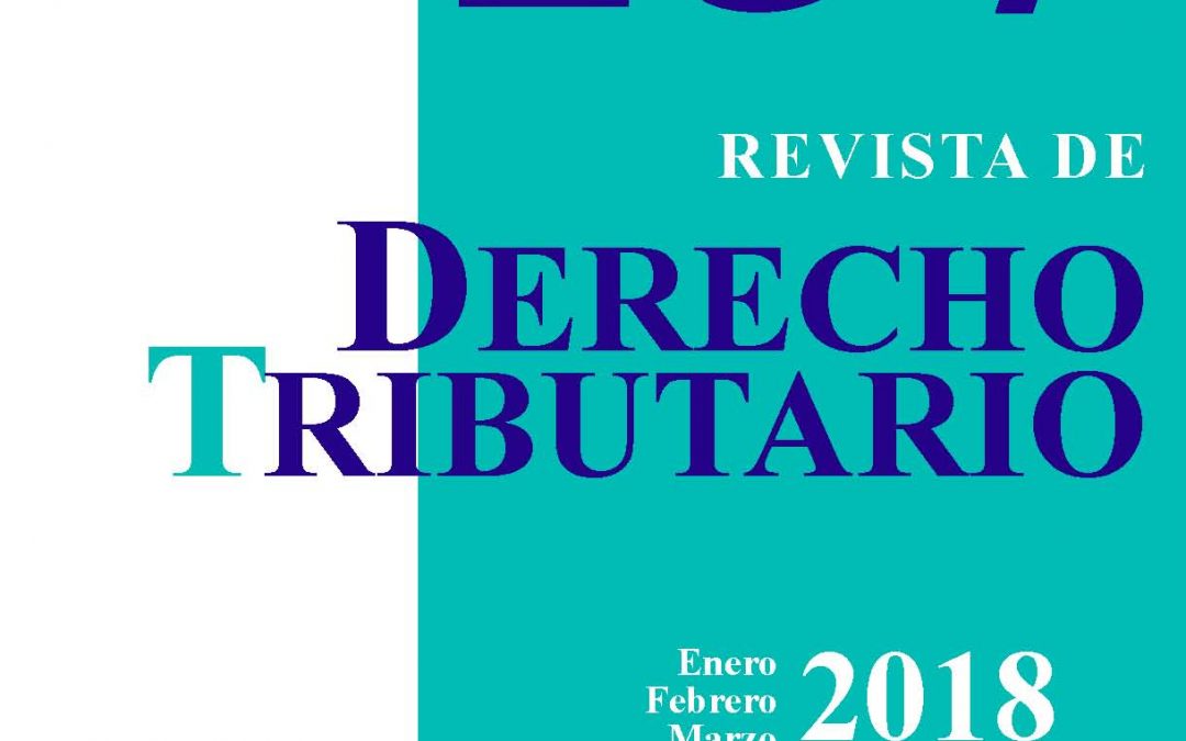 Revista de Derecho Tributario Nº 157 – 2018