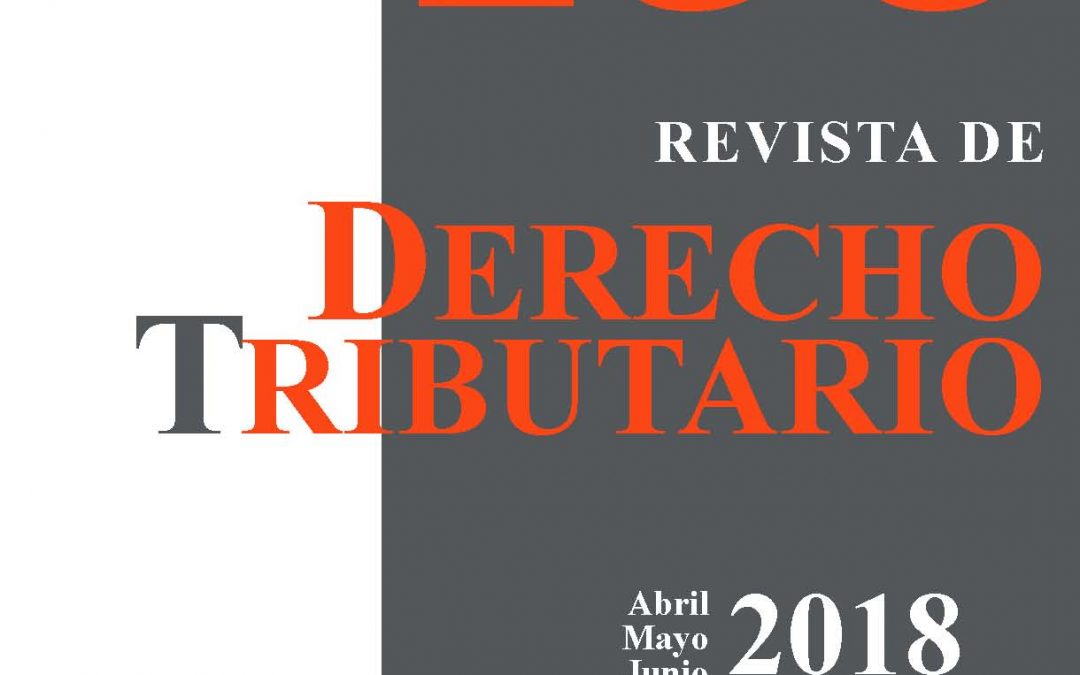 Revista de Derecho Tributario Nº 158 – 2018