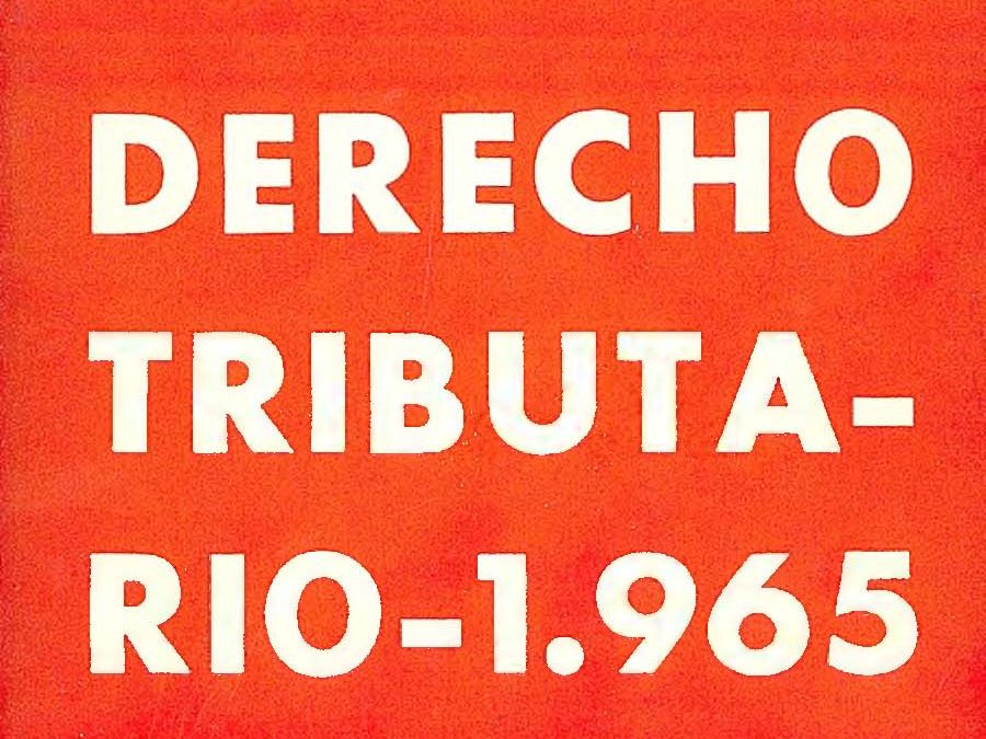 Revista de Derecho Tributario Nº 6 – 1965