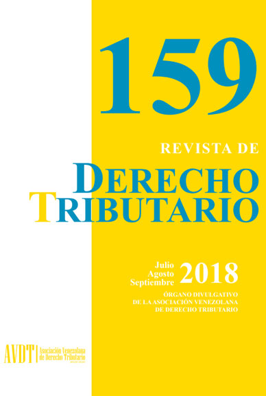Revista de Derecho Tributario Nº 159 – 2018