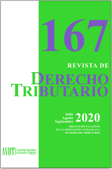 Revista de Derecho Tributario Nº 167 – 2020