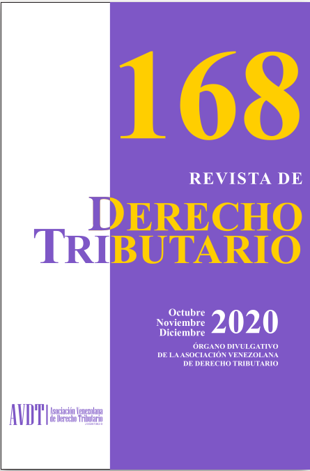 Revista de Derecho Tributario Nº 168 – 2020